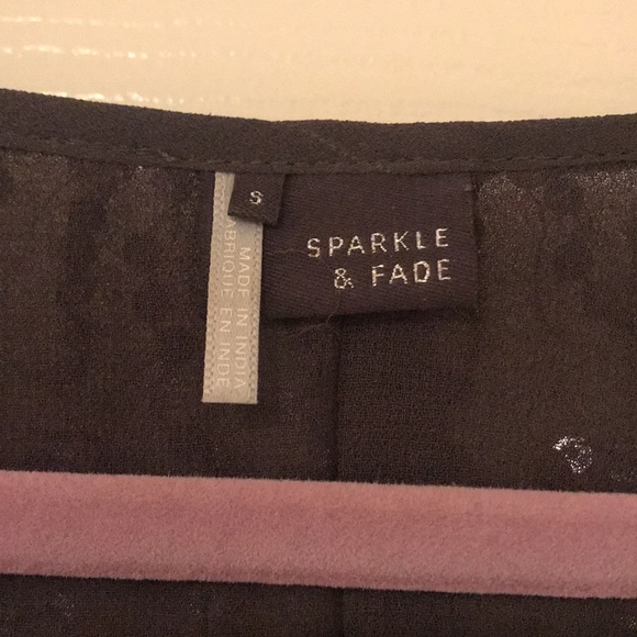 Sparkle & Fade Sequin Bomber Jacket, size S - Picture 3 of 4